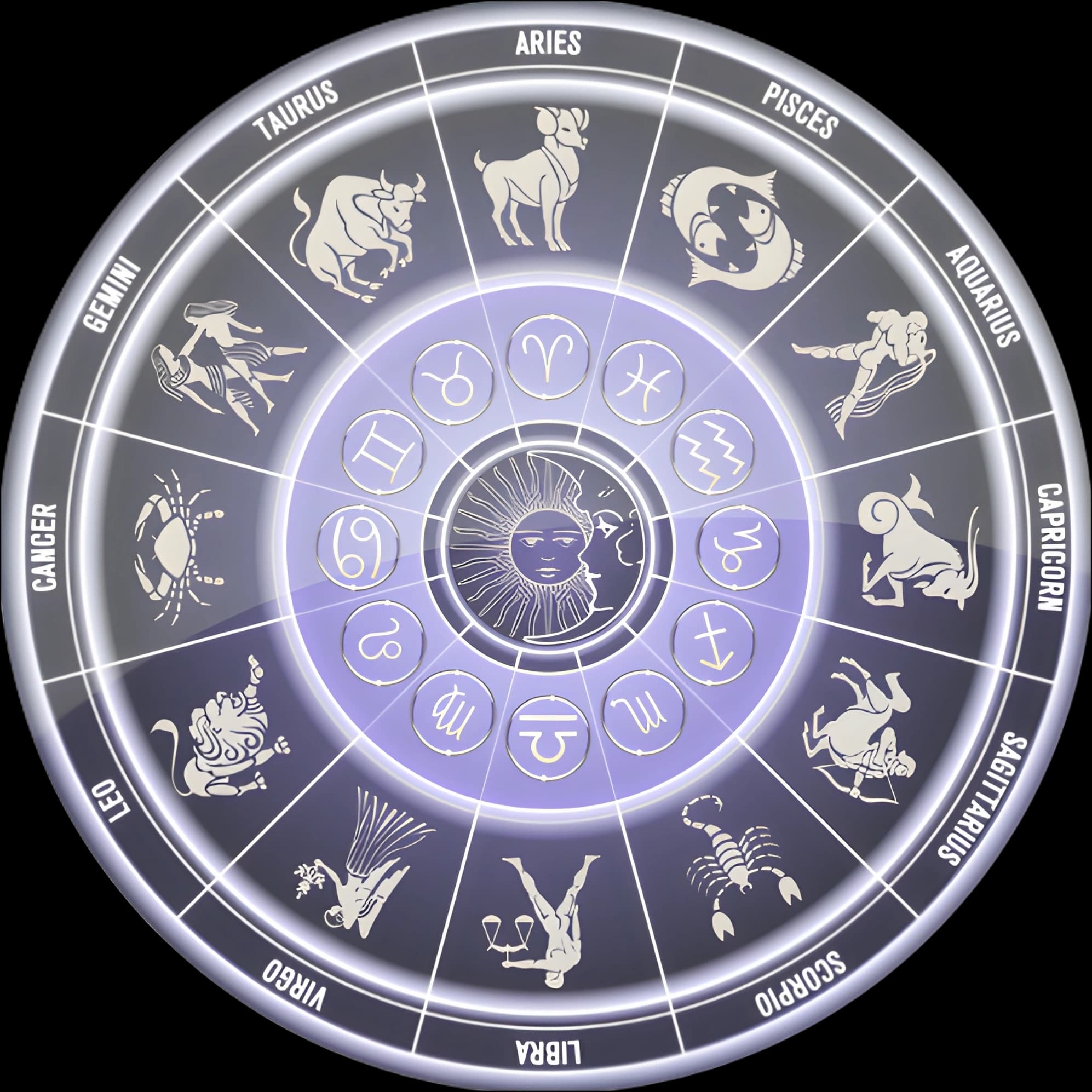 Rotating Zodiac Wheel